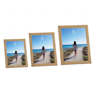 Andrea House - Ξύλινη Κορνίζα 13x18cm Natural Wood Beige