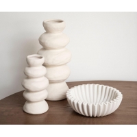 Andrea House - Διακοσμητικό Κεραμικό Βάζο Itaca Ø13,5x30cm Andrea House - Διακοσμητικό Κεραμικό Βάζο Itaca Ø13,5x30cm