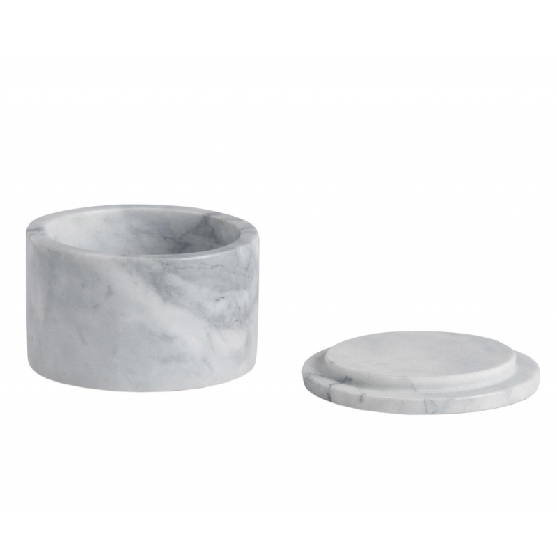 Andrea House - Μαρμάρινο Κουτί Με Καπάκι Round White Ø10cm Andrea House - Μαρμάρινο Κουτί Με Καπάκι Round White Ø10cm