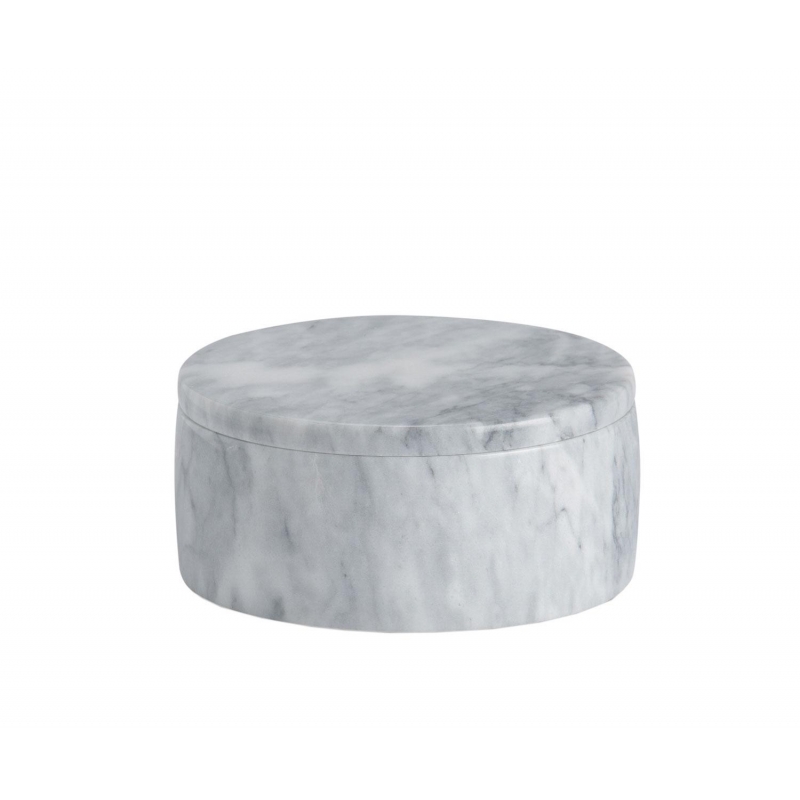 Andrea House - Μαρμάρινο Κουτί Με Καπάκι Round White Ø12,5cm Andrea House - Μαρμάρινο Κουτί Με Καπάκι Round White Ø12,5cm