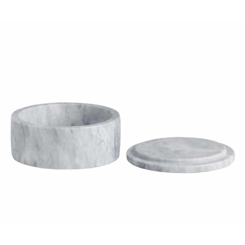 Andrea House - Μαρμάρινο Κουτί Με Καπάκι Round White Ø12,5cm Andrea House - Μαρμάρινο Κουτί Με Καπάκι Round White Ø12,5cm