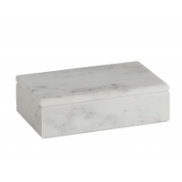 Andrea House - Μαρμάρινο Κουτί Με Καπάκι White 20x12cm Andrea House - Μαρμάρινο Κουτί Με Καπάκι White 20x12cm