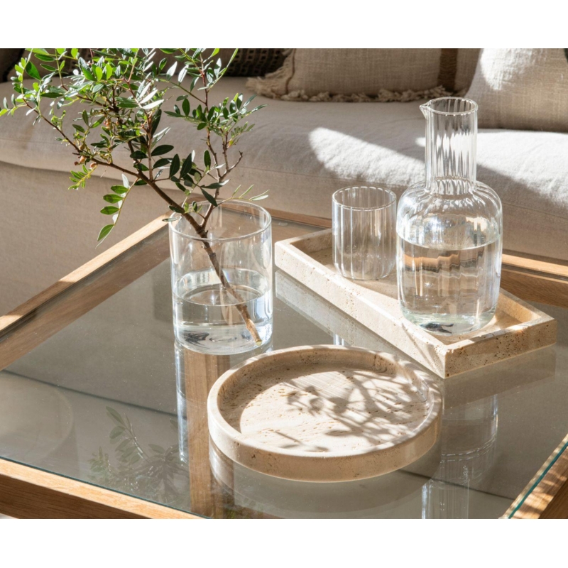 Andrea House - Παραλληλόγραμμος Μαρμάρινος Δίσκος Travertine Andrea House - Παραλληλόγραμμος Μαρμάρινος Δίσκος Travertine