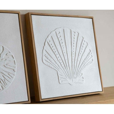 Andrea House - Χειροποίητος Πίνακας Ζωγραφικής Shelll Abstract 40x40cm Andrea House - Χειροποίητος Πίνακας Ζωγραφικής Shelll Abstract 40x40cm