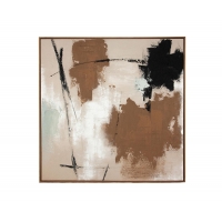 Andrea House - Χειροποίητος Πίνακας Ζωγραφικής Abstract Esauira 80x80cm