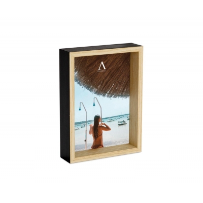 Andrea House - Ξύλινη Κορνίζα 13x18cm Black/Natural Wood