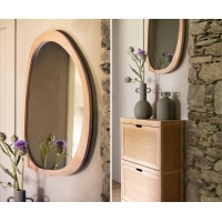 Andrea House - Καθρεφτης Τοίχου Wooden Irregular 50x80cm Andrea House - Καθρεφτης Τοίχου Wooden Irregular 50x80cm