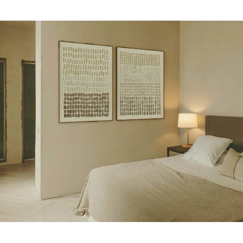 Andrea House - Χειροποίητος Πίνακας Ζωγραφικής Abstract Lusaka 80x100cm