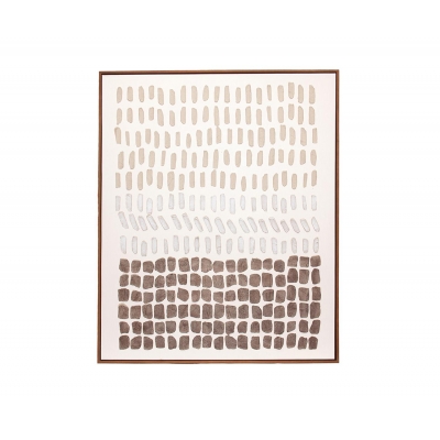 Andrea House - Χειροποίητος Πίνακας Ζωγραφικής Abstract Lusaka 80x100cm