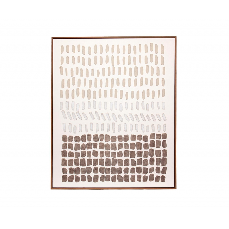 Andrea House - Χειροποίητος Πίνακας Ζωγραφικής Abstract Lusaka 80x100cm