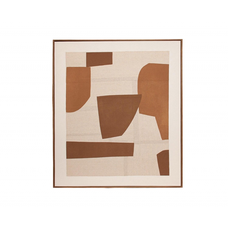 Andrea House - Χειροποίητος Πίνακας Ζωγραφικής Abstract Muna 80x100cm