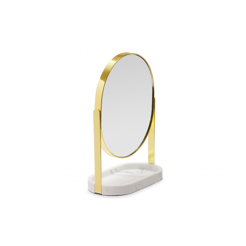 Andrea House - Επιτραπέζιος Καθρέφτης Gold Mettal Marble Effect Andrea House - Επιτραπέζιος Καθρέφτης Gold Mettal Marble Effect