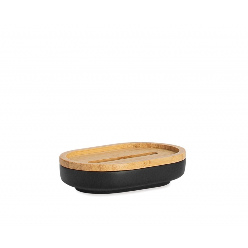 Andrea House - Βάση Για Σαπούνι Black Nordic Bamboo Andrea House - Βάση Για Σαπούνι Black Nordic Bamboo