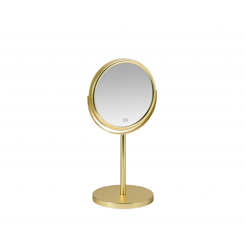 Andrea House - Επιτραπέζιος Καθρέφτης Μπάνιου Gold Satin 5x Andrea House - Επιτραπέζιος Καθρέφτης Μπάνιου Gold Satin 5x