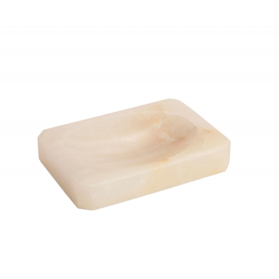 Andrea House - Μαρμάρινη Βάση Για Σαπούνι White/Beige Marble