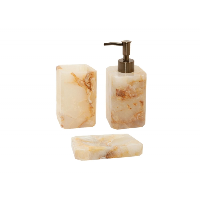 Andrea House - Μαρμάρινη Βάση Για Σαπούνι White/Beige Marble Andrea House - Μαρμάρινη Βάση Για Σαπούνι White/Beige Marble