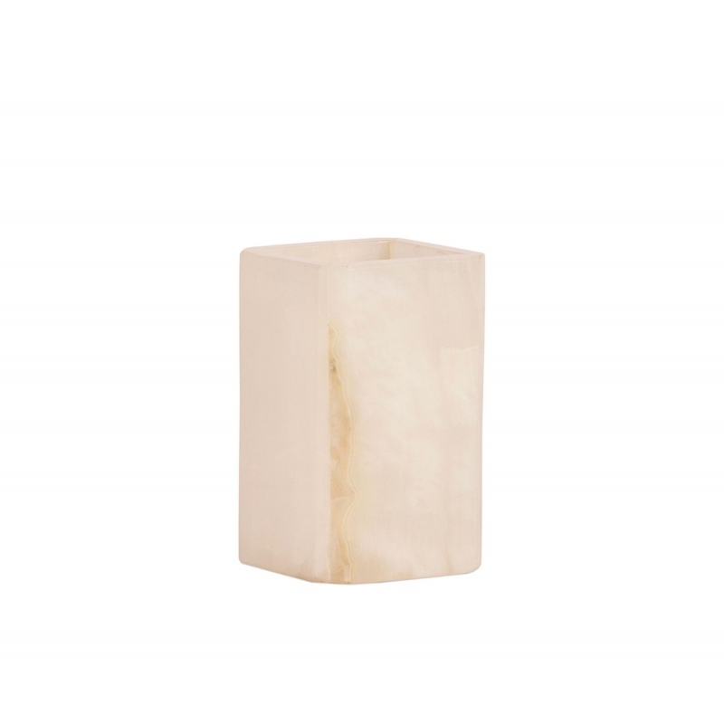 Andrea House - Μαρμάρινο Ποτηράκι Για Οδοντόβουρτσες White/Beige Marble Andrea House - Μαρμάρινο Ποτηράκι Για Οδοντόβουρτσες White/Beige Marble