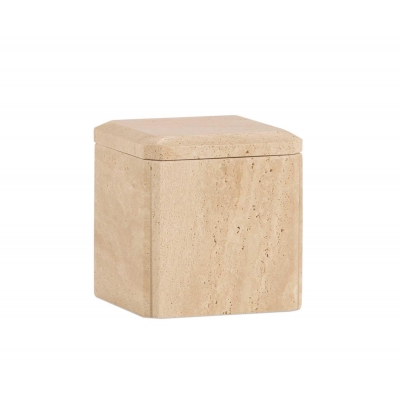 Andrea House - Μαρμάρινο Κουτί Μπάνιου Με Καπάκι Travertine Marble