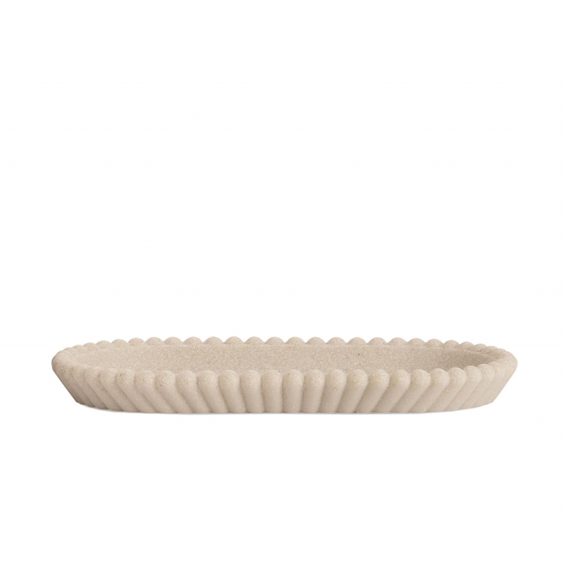Andrea House - Δίσκος Μπάνιου Stripes Beige Andrea House - Δίσκος Μπάνιου Stripes Beige