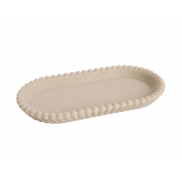 Andrea House - Δίσκος Μπάνιου Stripes Beige Andrea House - Δίσκος Μπάνιου Stripes Beige