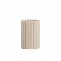 Andrea House - Ποτηράκι Για Οδοντόβουρτσες Stripes Beige Andrea House - Ποτηράκι Για Οδοντόβουρτσες Stripes Beige