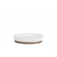 Andrea House - Βάση Για Σαπούνι Polyresin Stripes Acacia Wood Andrea House - Βάση Για Σαπούνι Polyresin Stripes Acacia Wood