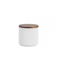 Andrea House - Κουτί Μπάνιου Polyresin Stripes Acacia Wood Andrea House - Κουτί Μπάνιου Polyresin Stripes Acacia Wood