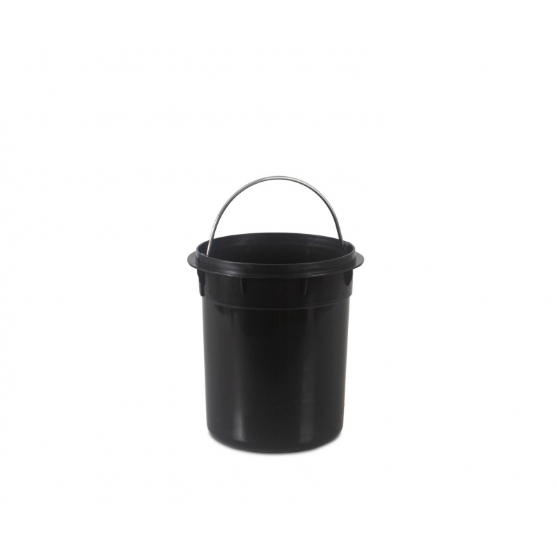 Andrea House - Κάδος Μπάνιου White Metal Acacia 5L Andrea House - Κάδος Μπάνιου White Metal Acacia 5L
