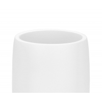 Andrea House - Ποτηράκι Για Οδοντόβουρτσες Cermanic White Round