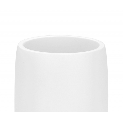 Andrea House - Ποτηράκι Για Οδοντόβουρτσες Cermanic White Round Andrea House - Ποτηράκι Για Οδοντόβουρτσες Cermanic White Round