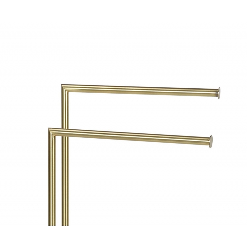 Andrea House - Επιδαπέδια Κρεμάστρα Για Πετσέτες 2 Θέσεων Gold Marble Effect