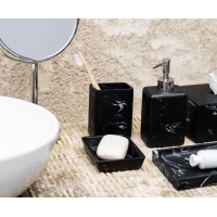 Andrea House - Αντλία Για Σαπούνι Vintage Black Marble Effect