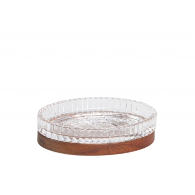 Andrea House - Βάση Για Σαπούνι Wooden Glass