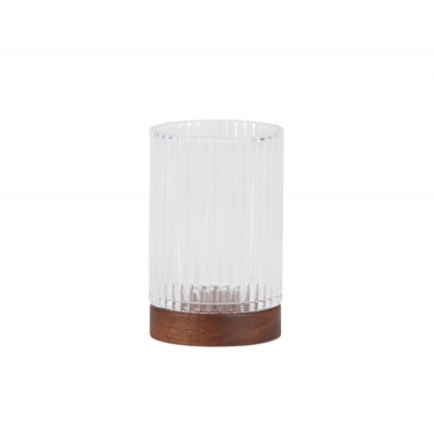 Andrea House - Ποτηράκι Για Οδοντόβουρτσες Wooden Glass