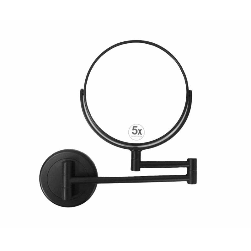 Andrea House - Επιτοίχιος Καθρέφτης Μπάνιου Black 5x