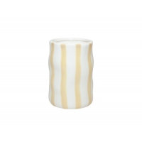 Andrea House - Ποτηράκι Για Οδοντόβουρτσες Bari White - Beige Andrea House - Ποτηράκι Για Οδοντόβουρτσες Bari White - Beige