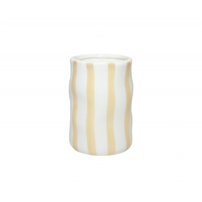 Andrea House - Ποτηράκι Για Οδοντόβουρτσες Bari White - Beige