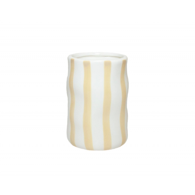 Andrea House - Ποτηράκι Για Οδοντόβουρτσες Bari White - Beige Andrea House - Ποτηράκι Για Οδοντόβουρτσες Bari White - Beige