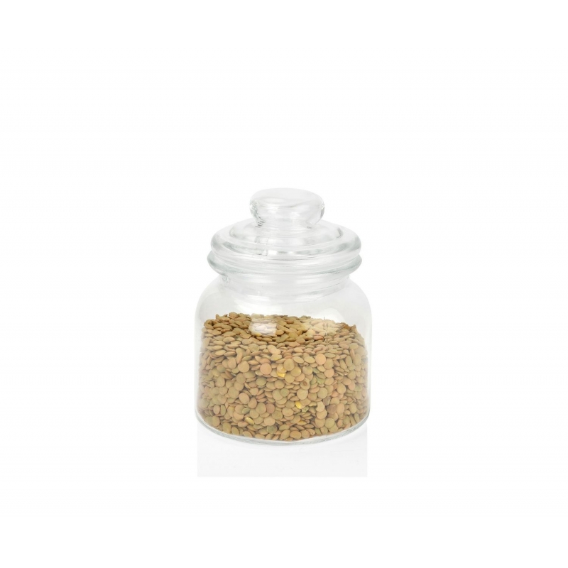 Andrea House - Γυάλινο Δοχείο Με Καπάκι 600ml Andrea House - Γυάλινο Δοχείο Με Καπάκι 600ml