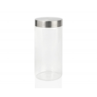 Andrea House - Γυάλινο Δοχείο Με Καπάκι Inox 1400ml Andrea House - Γυάλινο Δοχείο Με Καπάκι Inox 1400ml
