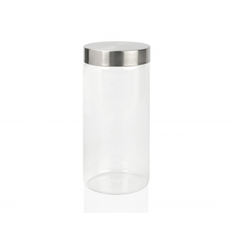 Andrea House - Γυάλινο Δοχείο Με Καπάκι Inox 1400ml Andrea House - Γυάλινο Δοχείο Με Καπάκι Inox 1400ml