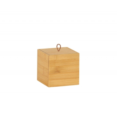 Andrea House - Κουτί Bamboo Με Καπάκι 9x9cm