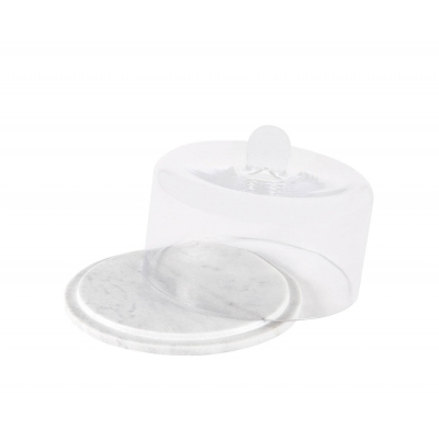 Andrea House - Μαρμάρινη Τυριέρα Με Γυάλινο Καπάκι Andrea House - Μαρμάρινη Τυριέρα Με Γυάλινο Καπάκι