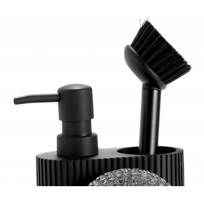 Andrea House - Αντλία Για Σαπούνι Κουζίνας 3 Σε 1 Black Stripes Andrea House - Αντλία Για Σαπούνι Κουζίνας 3 Σε 1 Black Stripes