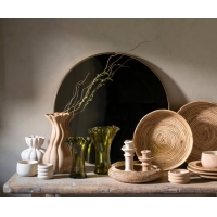 Andrea House - Καθρεφτης Τοίχου Gold Metal Ø70X3cm Andrea House - Καθρεφτης Τοίχου Gold Metal Ø70X3cm