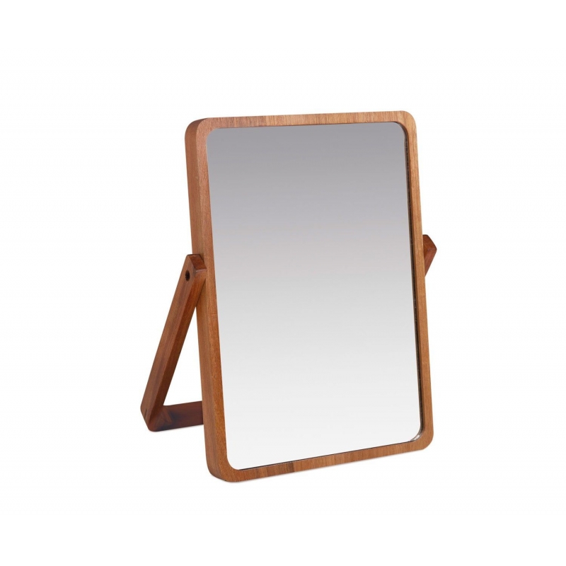 Andrea House - Επιτραπέζιος Καθρέφτης Wooden Acacia