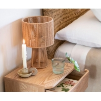 Andrea House - Επιτραπέζιο Φωτιστικό Natural Fiber