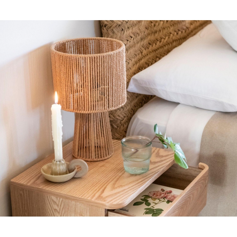 Andrea House - Επιτραπέζιο Φωτιστικό Natural Fiber