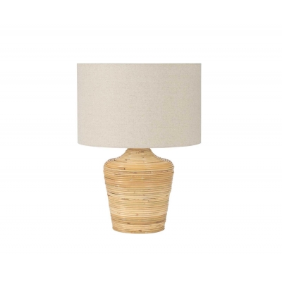 Andrea House - Επιτραπέζιο Φωτιστικό Palma Linen Rattan