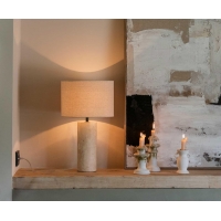 Andrea House - Επιτραπέζιο Φωτιστικό Glow Travertine Linen
